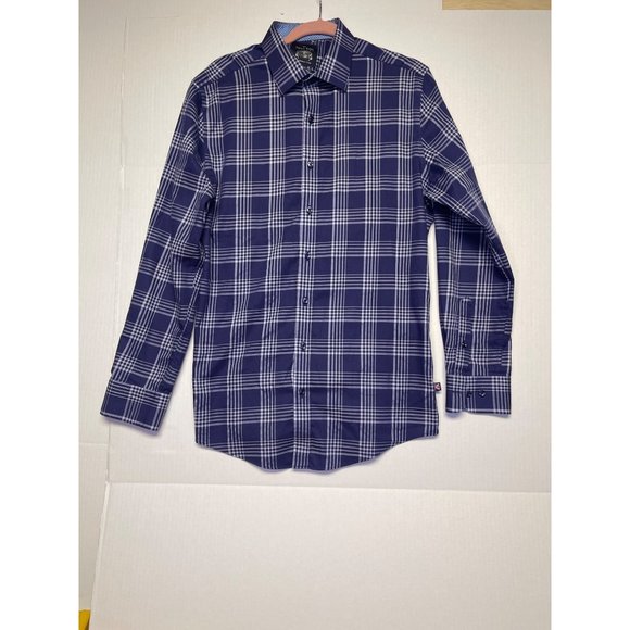 the savile row company men's Large button down shirt non-iron= slim fit - Picture 12 of 16